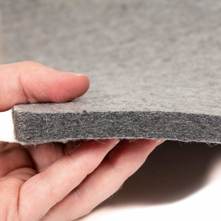 17" x 24" Wool Ironing Pad, 1/2" Thick Wool Pressing Mat for Quilting