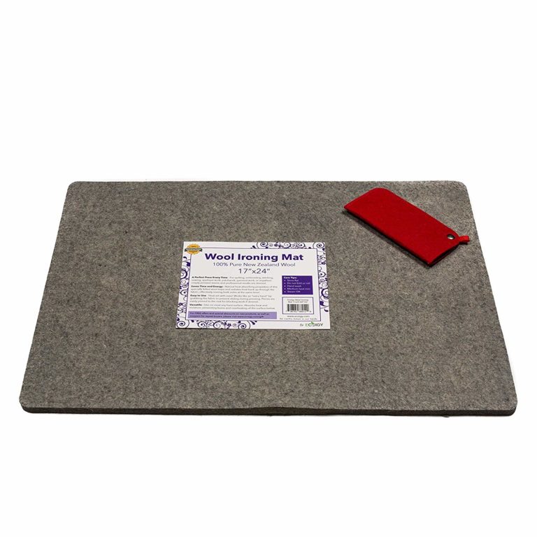 17" x 24" Wool Ironing Pad, 1/2" Thick Wool Pressing Mat for Quilting